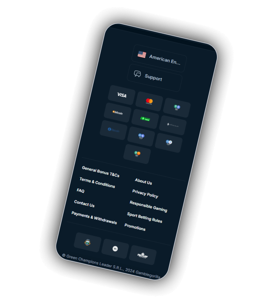 GambleGorilla Casino payment methods