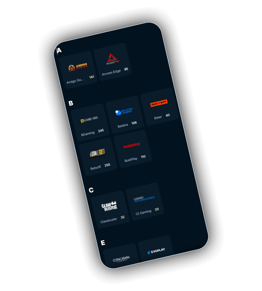 GambleGorilla Casino game providers